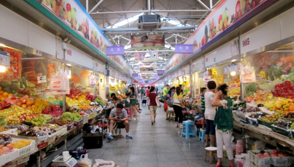 بازار سانیوانلی (Sanyuanli Market)