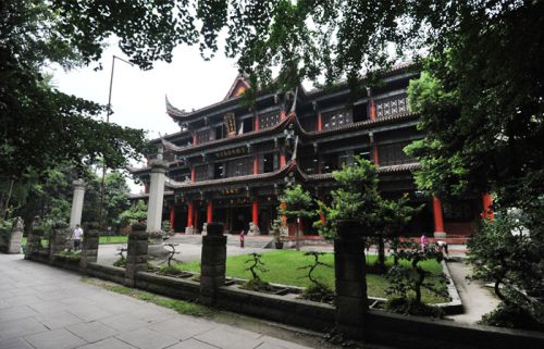 معبد ونشو در چنگدو چین